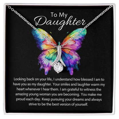 To My Daughter - Alluring Beauty Necklace - Say It With Ease