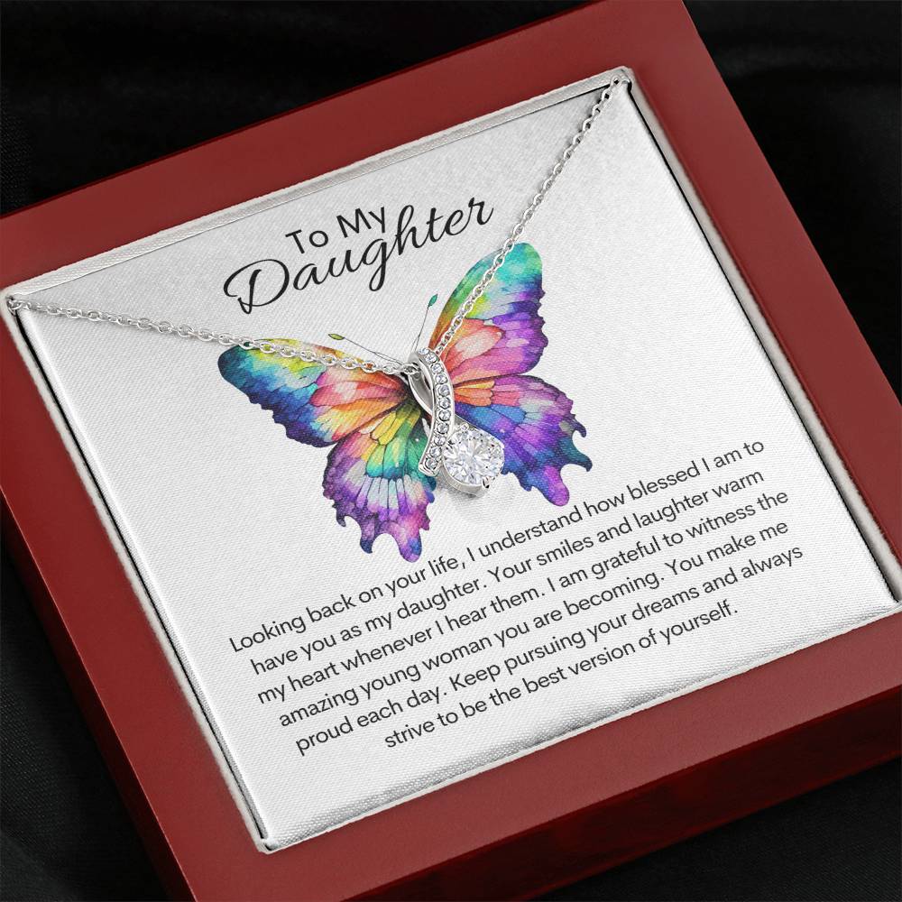 To My Daughter - Alluring Beauty Necklace - Say It With Ease