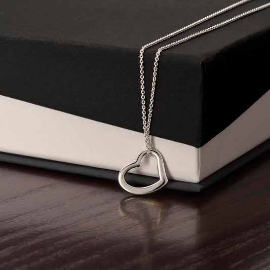 Delicate Heart Necklace - Say It With Ease