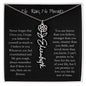 No Rain, No Flowers - Customized BirthFlower Necklace - Say It With Ease