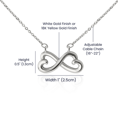 You Are Enough Infinity ﻿Necklace - Say It With Ease