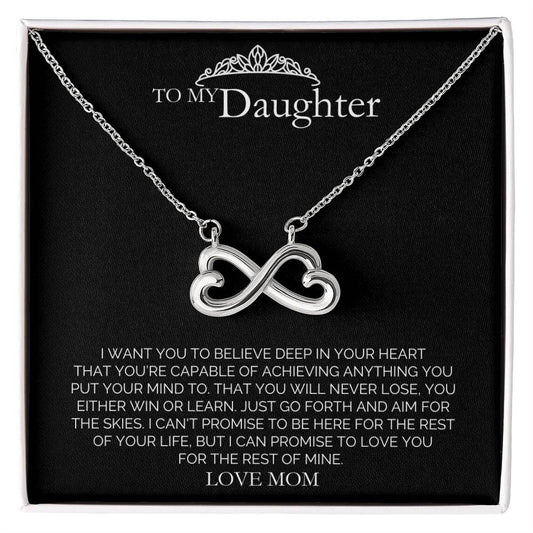 To My Daughter - Endless Love Necklace