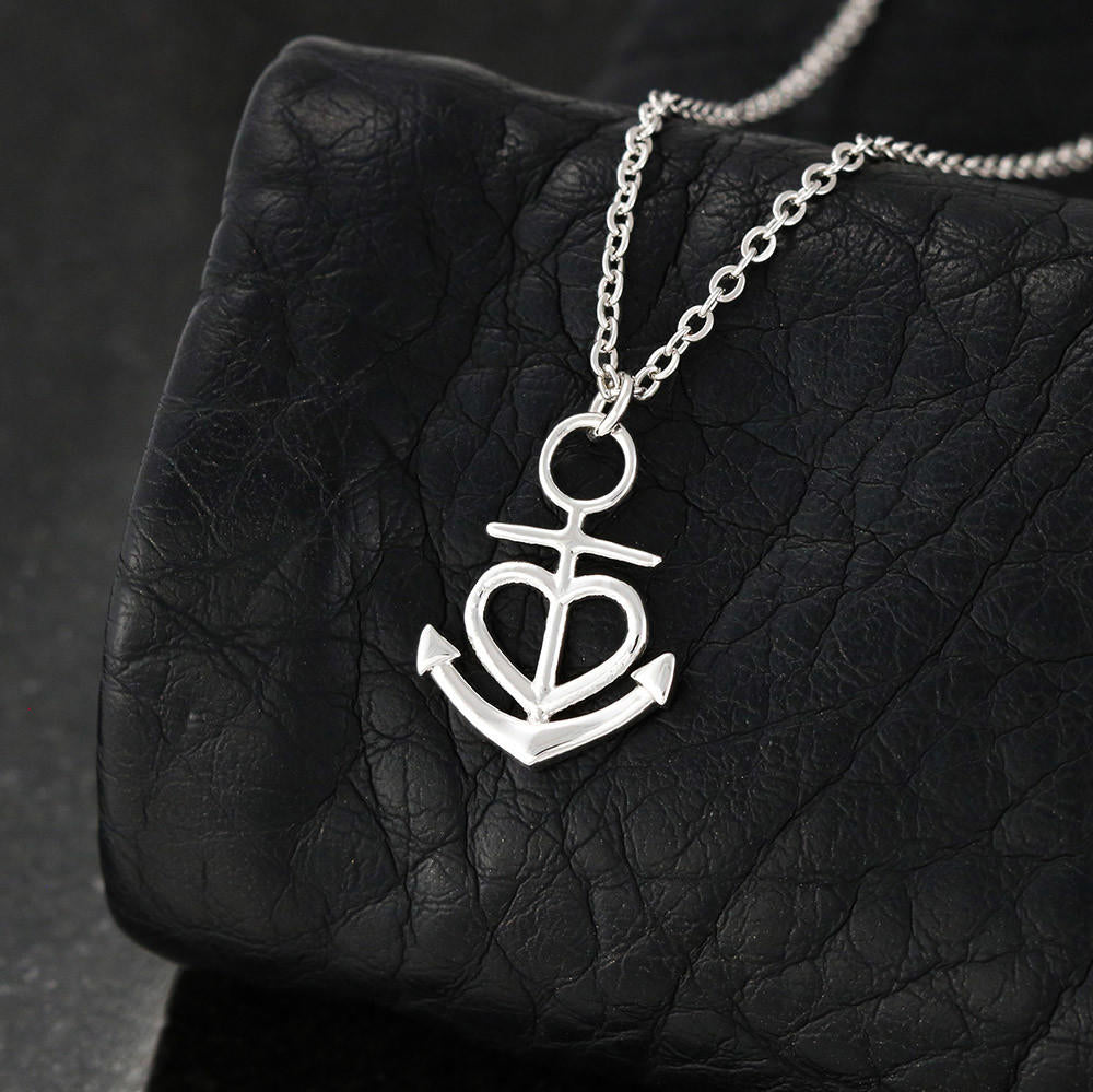 You Are My Anchor Pendant Necklace - Say It With Ease