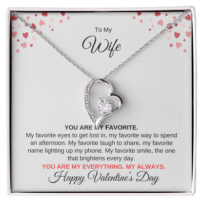 To My Wife | Forever Love Necklace | Valentine's Day Gift