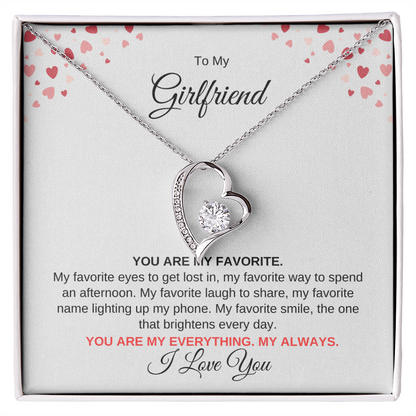 To My Girlfriend | Forever Love Necklace |  Valentine's Day Gift