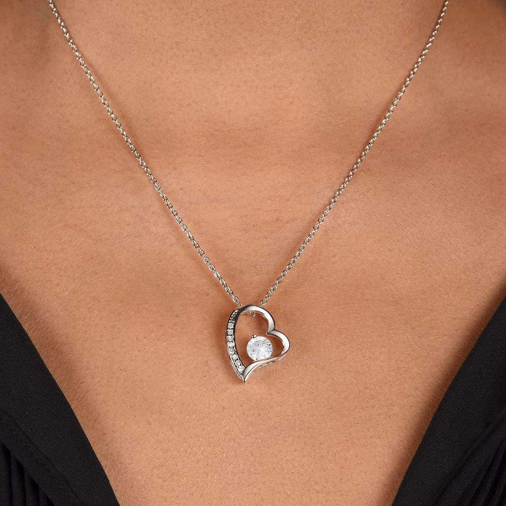 To My Beautiful Daughter - Forever Love Necklace - Say It With Ease