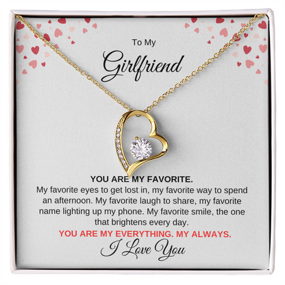 To My Girlfriend | Forever Love Necklace |  Valentine's Day Gift