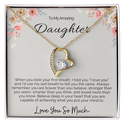 To My Amazing Daughter, Love You So Much