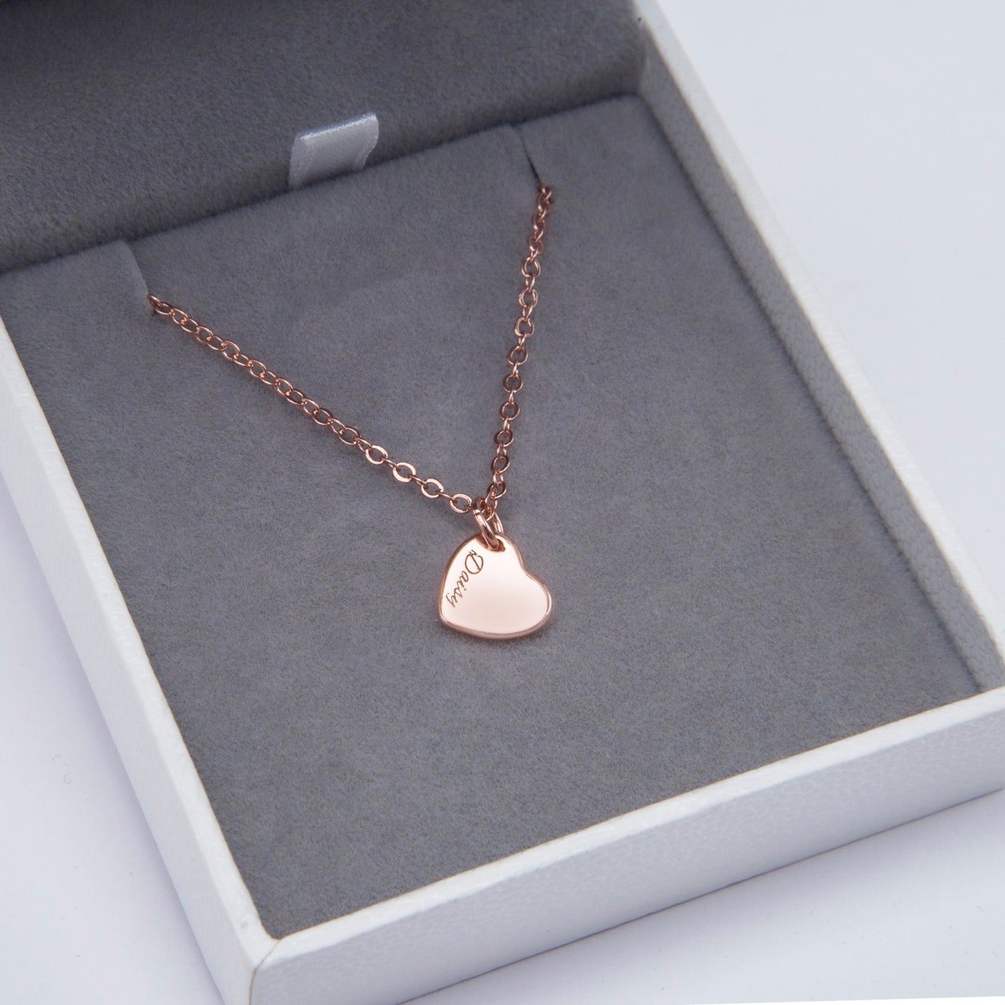 Heart-Shaped Necklace - Personalized - Say It With Ease