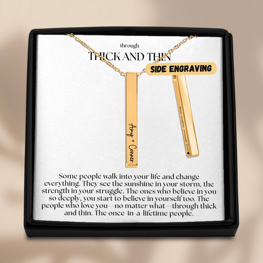 Through Thick and Thin Necklace