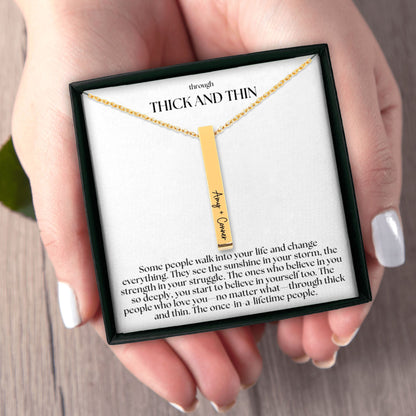 Through Thick and Thin Necklace