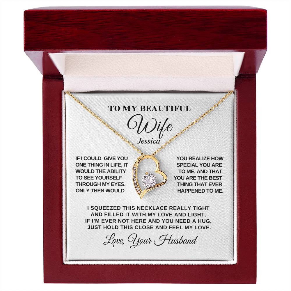 Personalized To My Wife - Forever Love Necklace