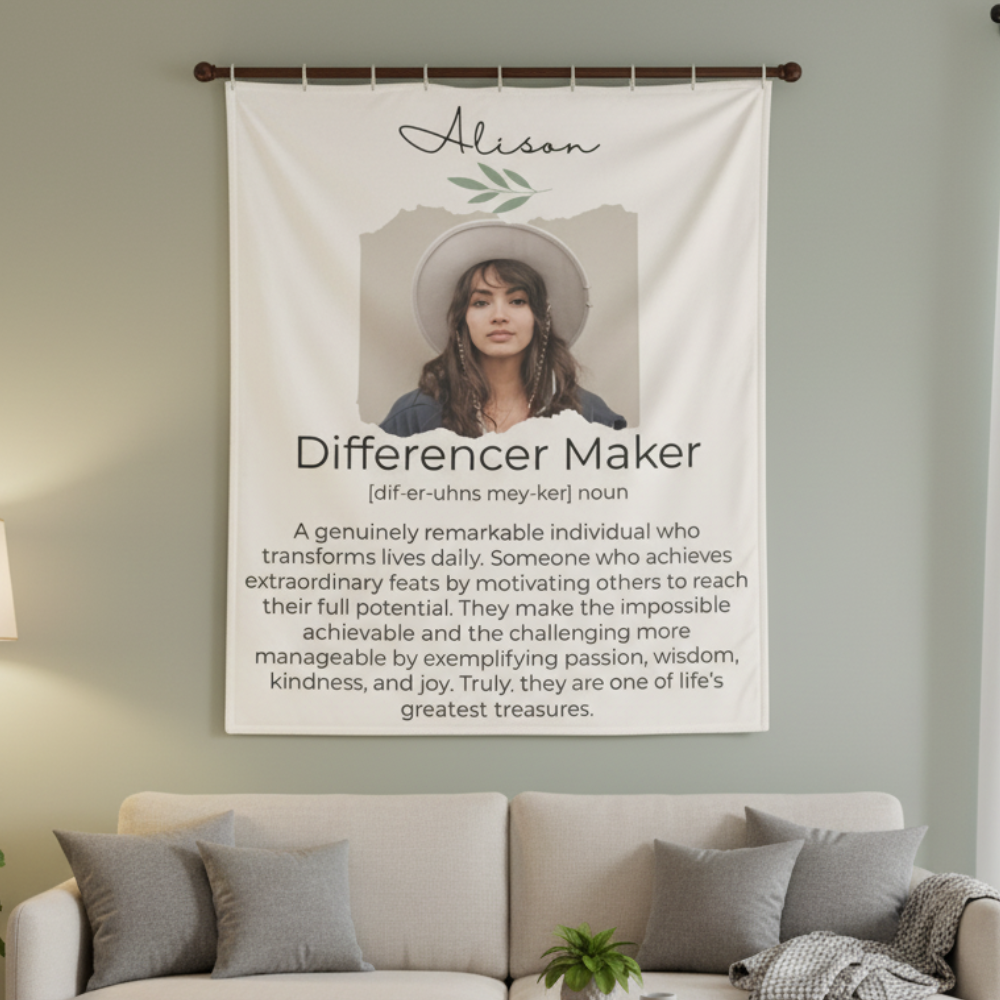 Personalized Photo Blanket – Inspirational Gift for Women