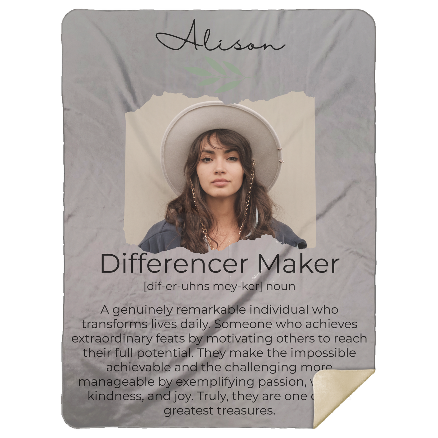 Personalized Photo Blanket – Inspirational Gift for Women