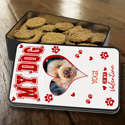 My Dog Is My Valentine Personalized Gourmet Dog Cookies