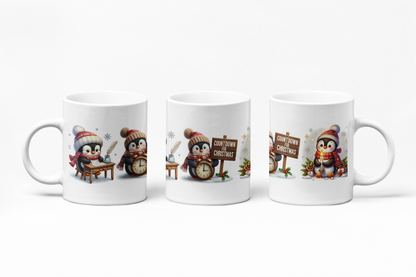 Cute Penguin Christmas Mugs